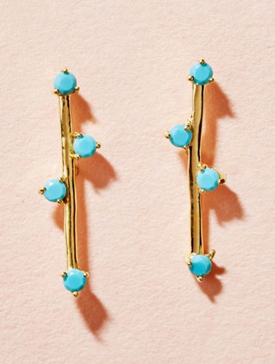 Boucles d'oreilles Be Maad Delia Turquoise