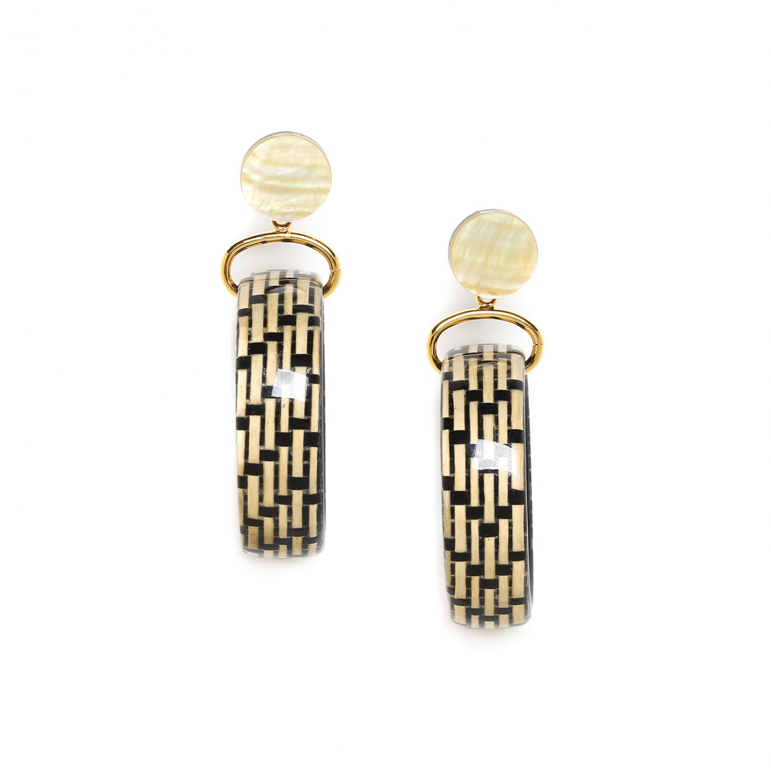 Boucles d'oreilles Nature Bijoux Madam Bogolan