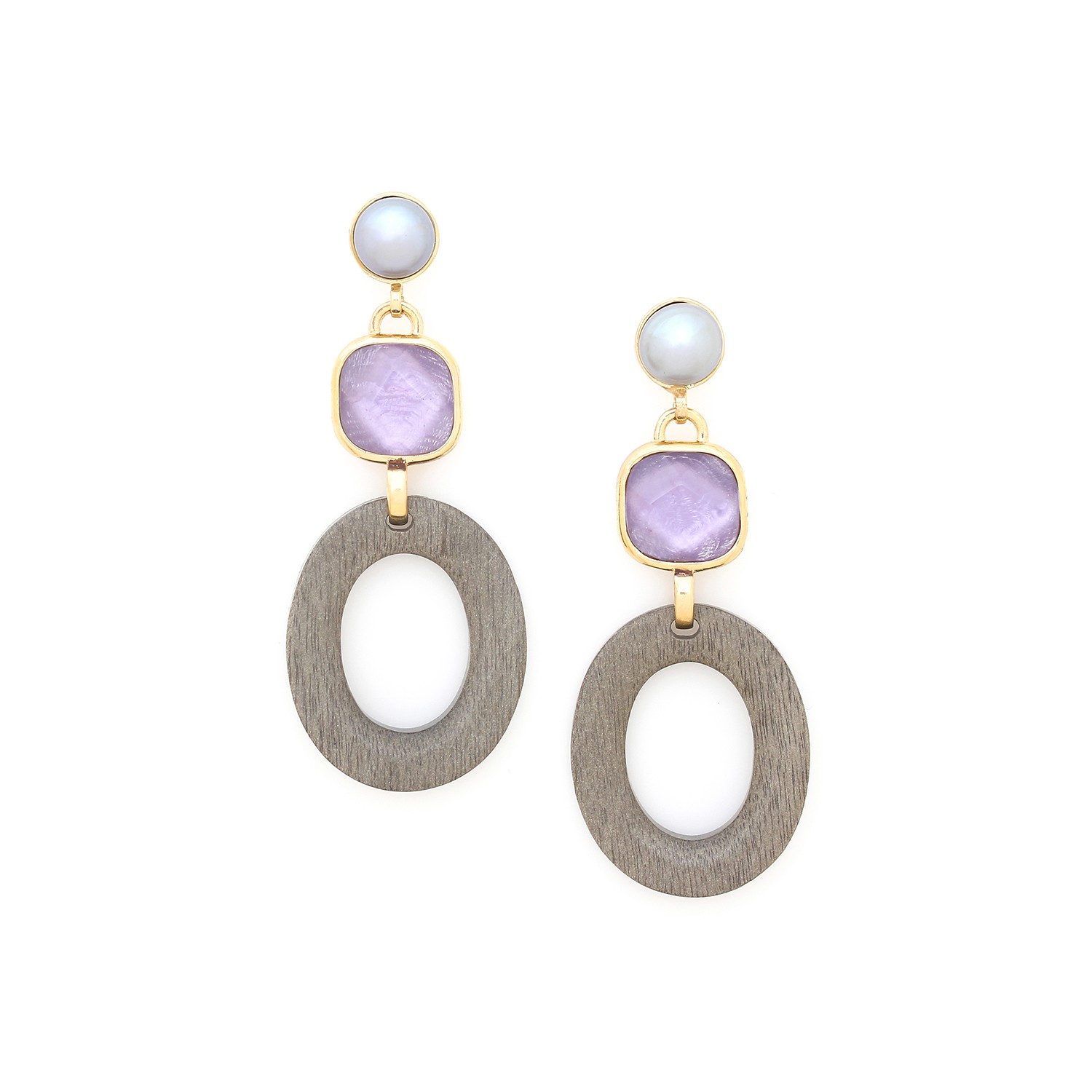Boucles d'oreilles Nature Bijoux Lavender
