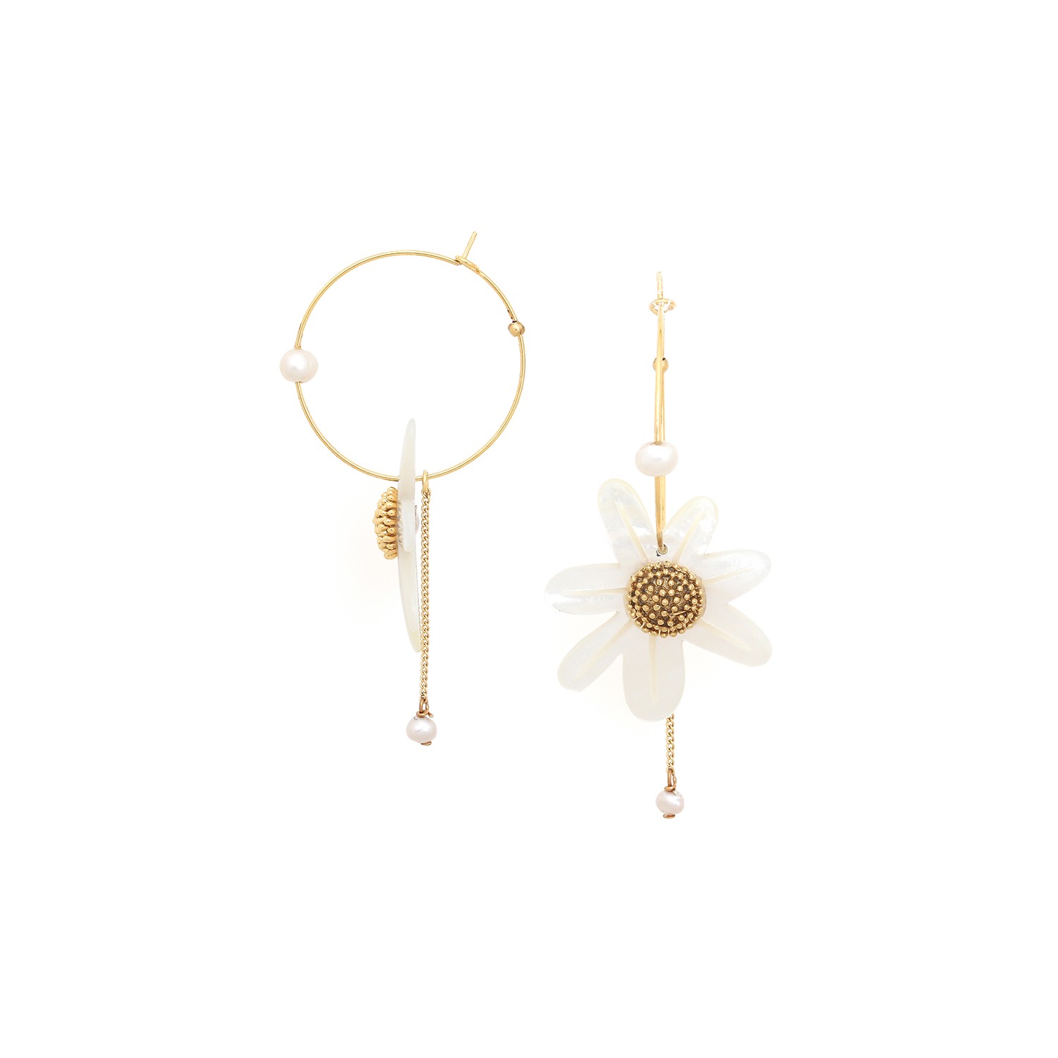 Boucles d'oreilles Franck HERVAL Marguerite