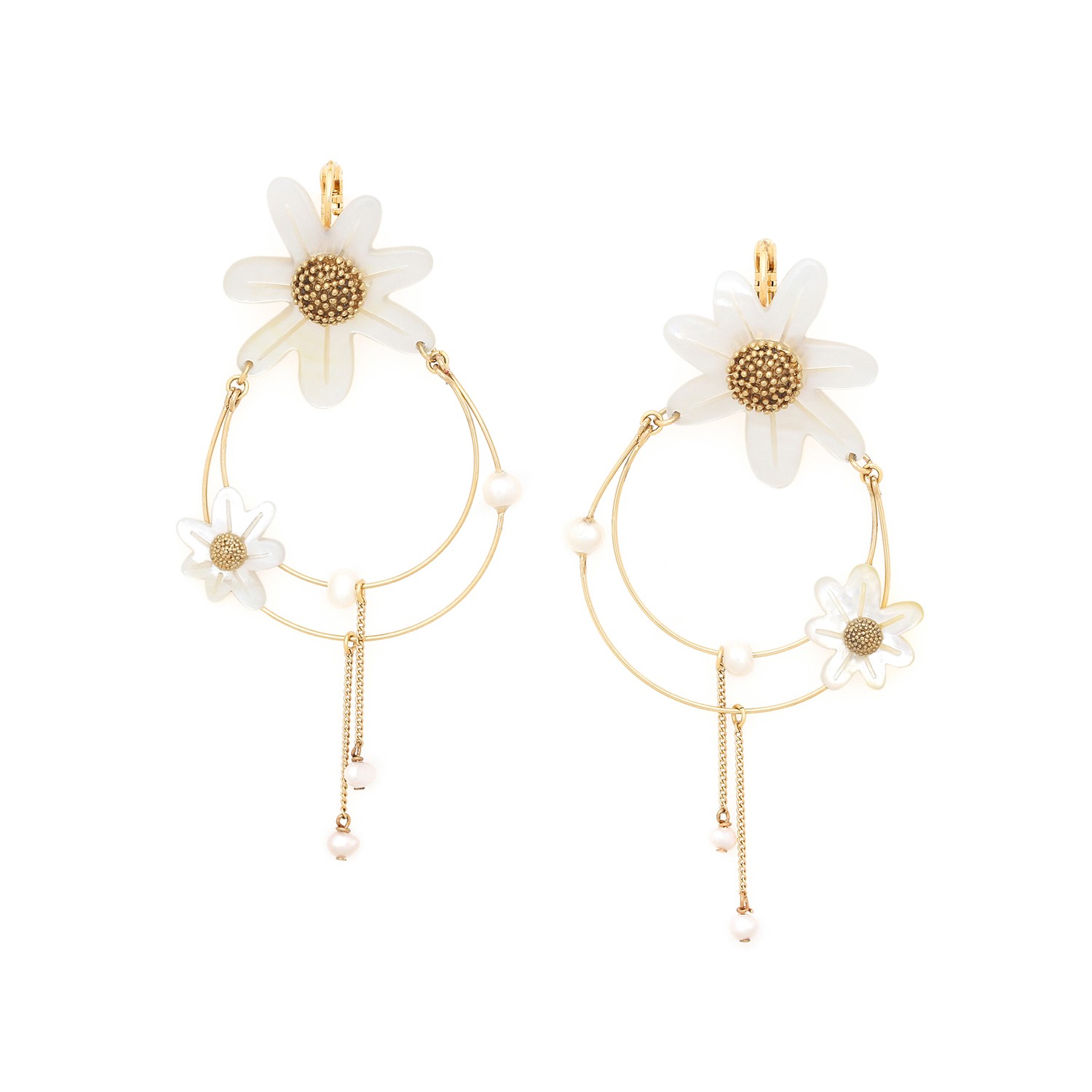 Boucles d'oreilles Franck HERVAL Marguerite