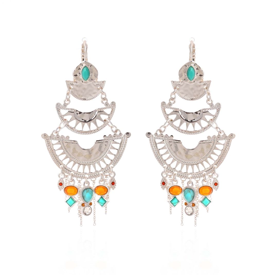 Boucles d'oreilles Hipanema Delgado Argent